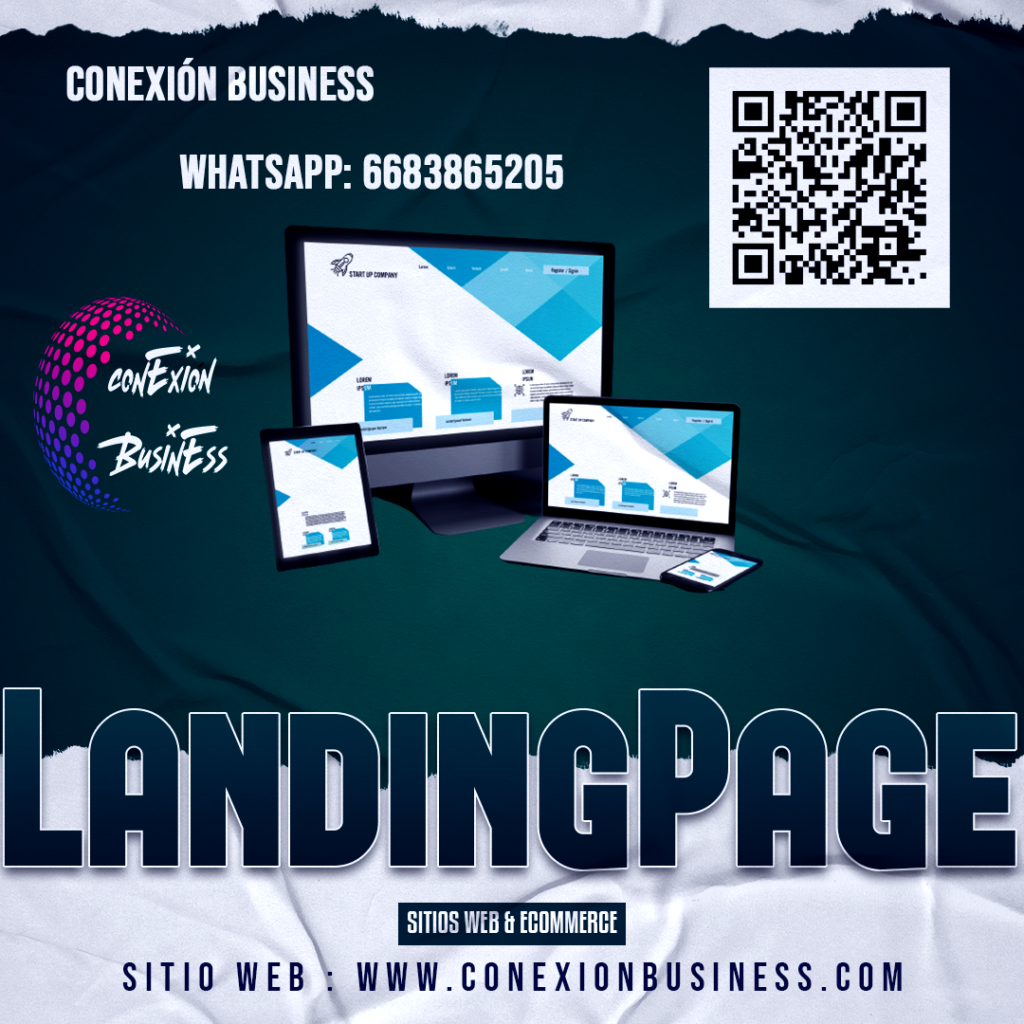 FLYER CONEXION BUSINESS LANDINGPAGE